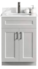 Pine Wood Vanity - 24" Single Sink