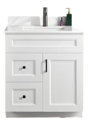 Pine Wood Vanity - 30" Single Sink