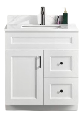 Pine Wood Vanity - 30" Single Sink