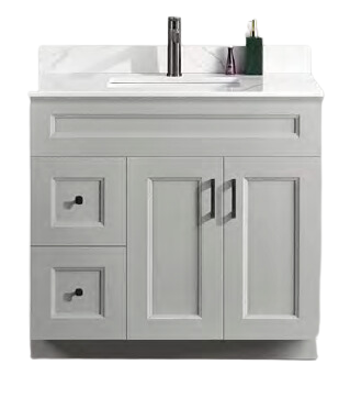 Pine Wood Vanity - 36" Single Sink