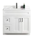 Pine Wood Vanity - 36" Single Sink