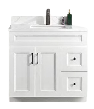 Pine Wood Vanity - 36" Single Sink