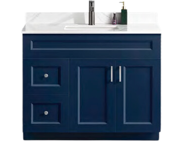 Pine Wood Vanity - 42" Single Sink