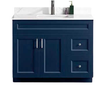 Pine Wood Vanity - 42" Single Sink