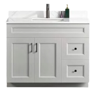 Pine Wood Vanity - 42" Single Sink