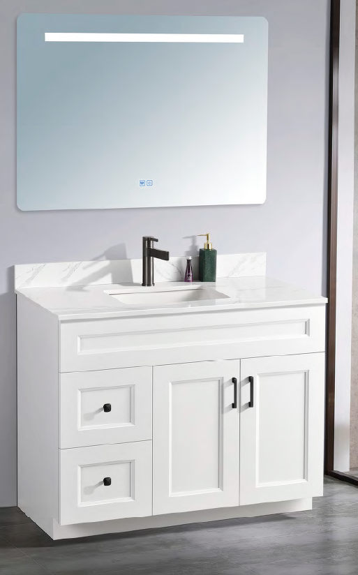 Pine Wood Vanity - 42" Single Sink