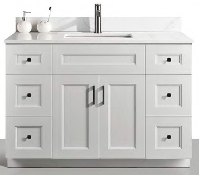 Pine Wood Vanity - 48" Single Sink