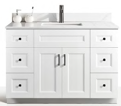 Pine Wood Vanity - 48" Single Sink