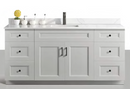 Pine Wood Vanity - 72" Single Sink