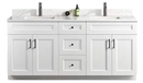 Pine Wood Vanity - 72" Double Sink